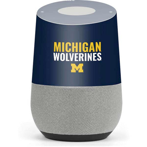 University of Michigan Wolverines M Google Home Skin